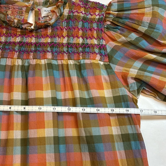 Olivia James Autumn Plaid Lucy Dress Size XS - Picture 14 of 15